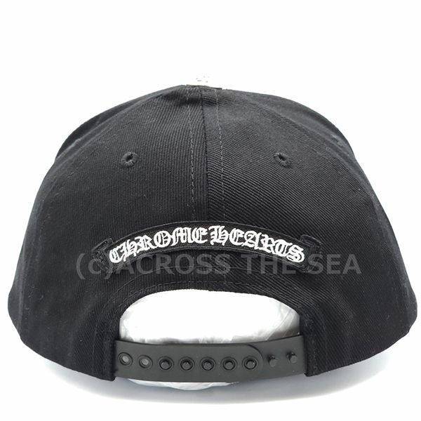 クロムハーツ セメタリークロス 偽物 waxed denim baseball キャップ