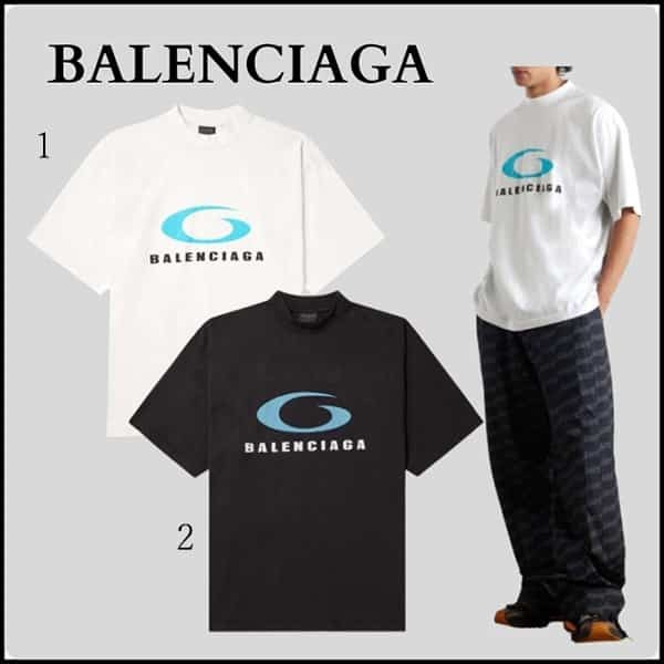 バレンシアガ コットンジャージー オーバーサイズ tシャツ 764235trvc29059