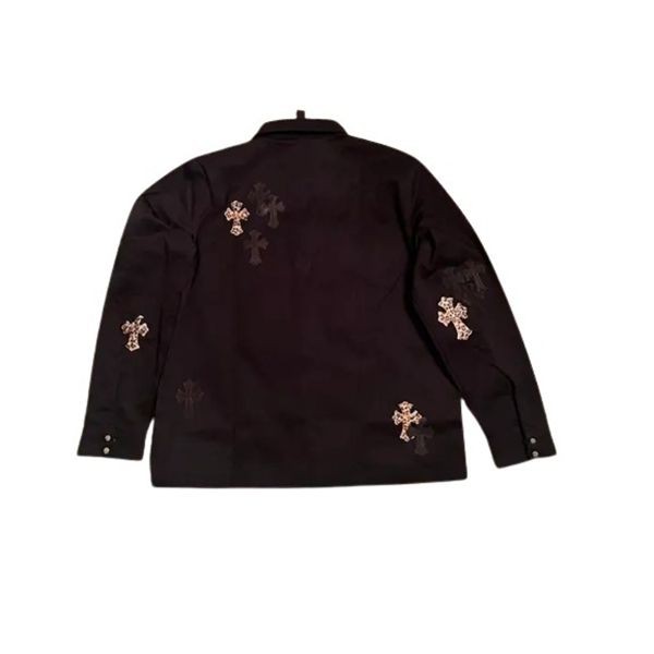 クロムハーツ クロスパッチ レオパード ジャケット n級品 ch102318