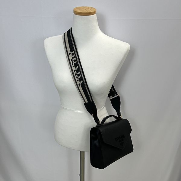 プラダ★クレオ ブラシュド 偽物 レザー ショルダー バック pd09191