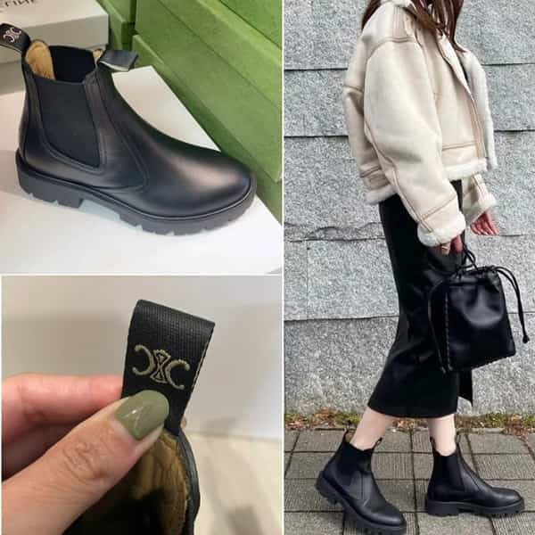 セリーヌ マーガレット チェルシーブーツ 343413554c.38no