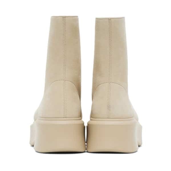 2024SS◆ザロウ zipped boot i レザー アンクルブーツ コピー beige f1144l131r