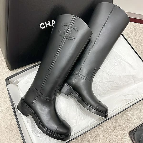 限定希少☆シャネル トーンオントーン cc ロングブーツ コピー g45433 b15283 94305