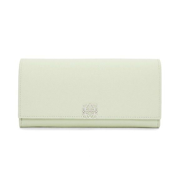 ロエベ アナグラム パチモン フラップ 長財布☆c821acwx01