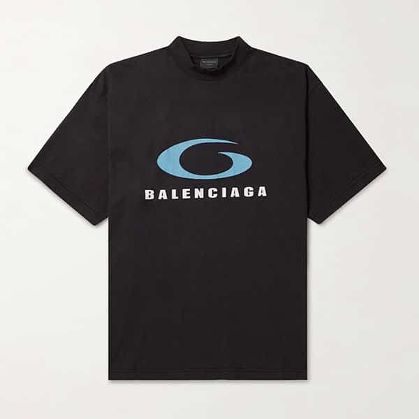 バレンシアガ コットンジャージー オーバーサイズ tシャツ 764235trvc29059