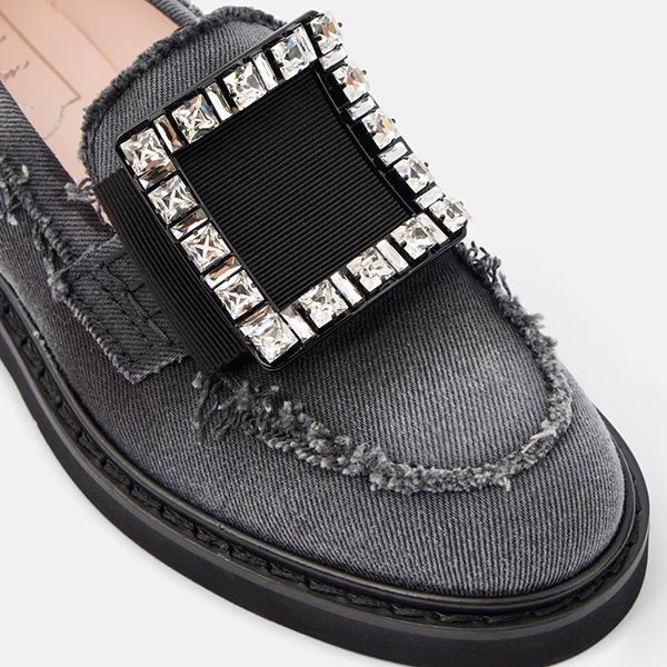 【ロジェヴィヴィエ パチモン】viv rangers loafers in denim ローファー rvw5483