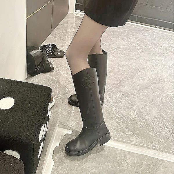 限定希少☆シャネル トーンオントーン cc ロングブーツ コピー g45433 b15283 94305