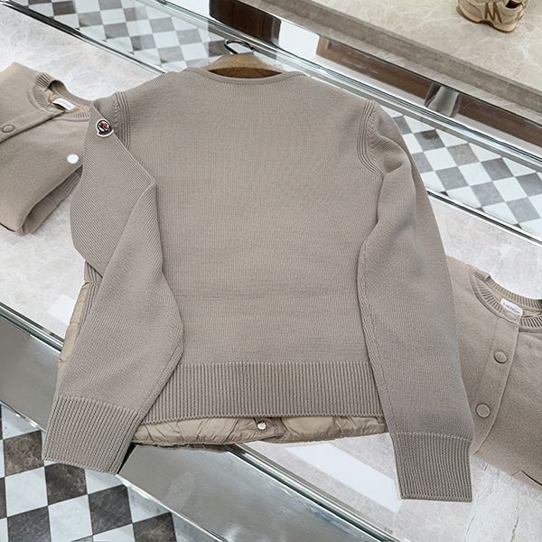 モンクレール カーディガン 偽物 padded wool cardigan☆j20939b0