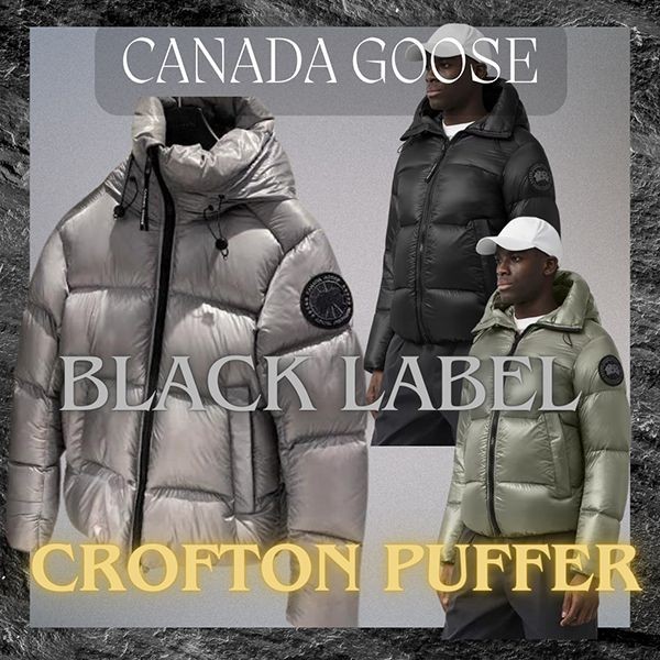 ★カナダグース★ブラックラベル ダウン コピー crofton puffer cnd10181