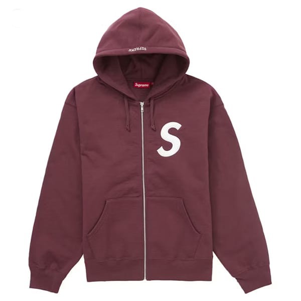 シュプリーム 偽物 定番★Sロゴ ジップアップ スウェットパーカー 6色 spm00001