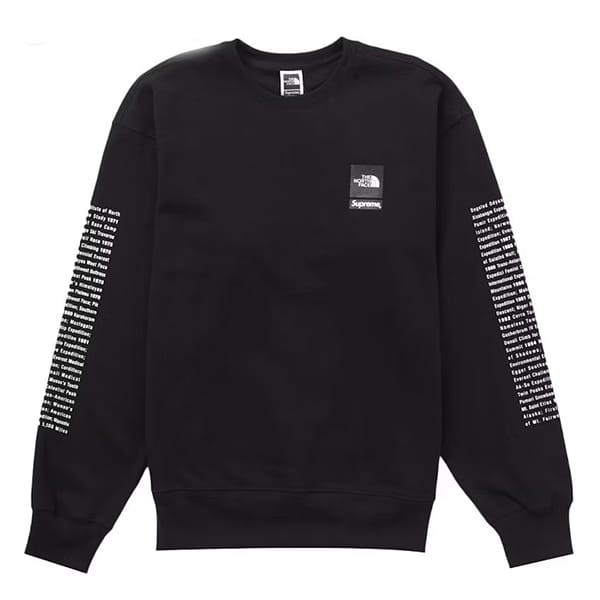 シュプリーム ザ ノース フェイス 偽物 クルーネック スウェット 4色 spm211544