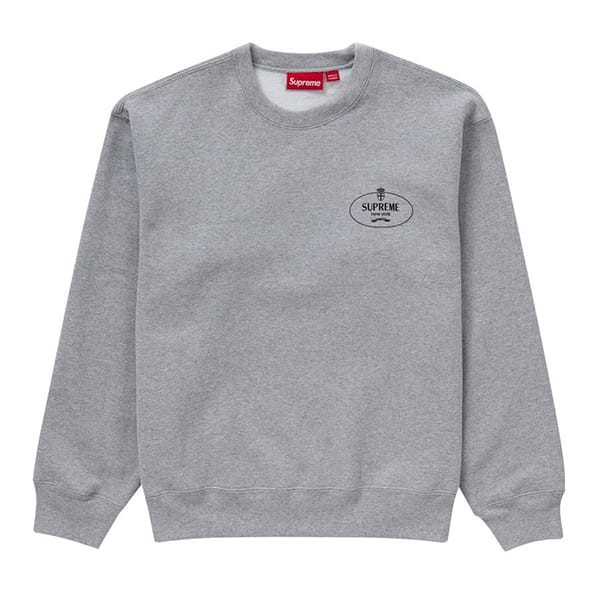 シュプリーム 偽物 Crest クレスト クルーネック スウェットシャツ 6色 spm215444