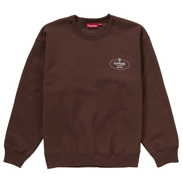 シュプリーム 偽物 Crest クレスト クルーネック スウェットシャツ 6色 spm215444