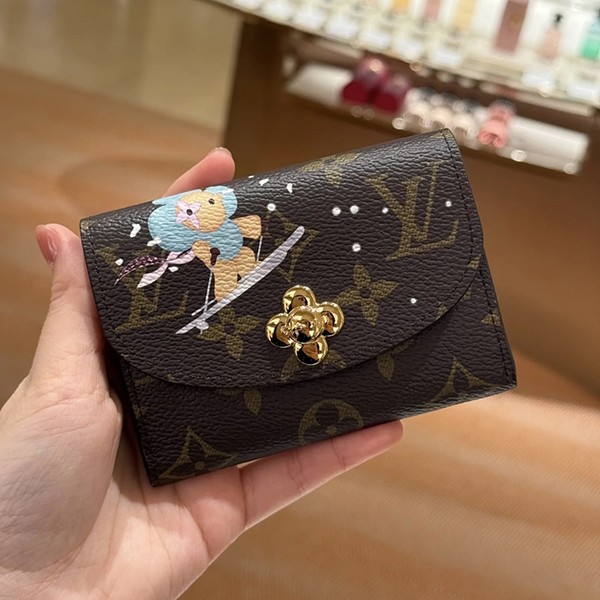 クリスマス限定★ルイヴィトン コインケース 偽物 ビビアンヌコラボ 2色 M12220