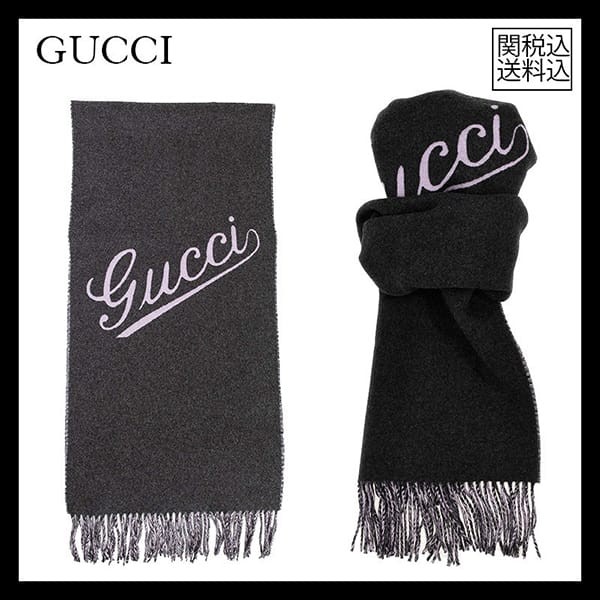 グッチ コピー スクリプト ウールカシミア マフラー gc0004