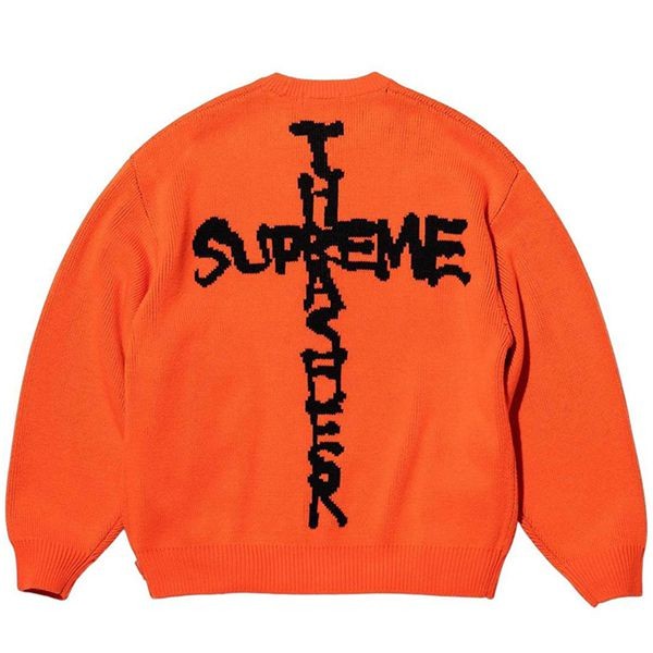 口コミで高評価！【シュプリーム thrasher 偽物】neckface コラボ クロスロゴ セーター st1105