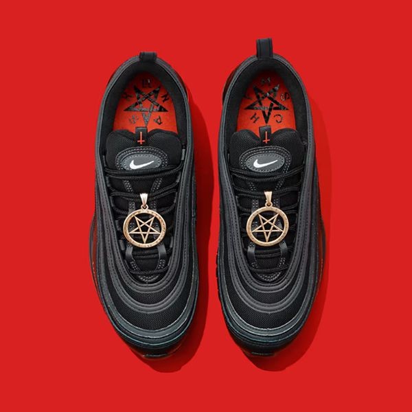 サタンシューズ 偽物 ナイキ air max 97 satan shoes♪限定希少