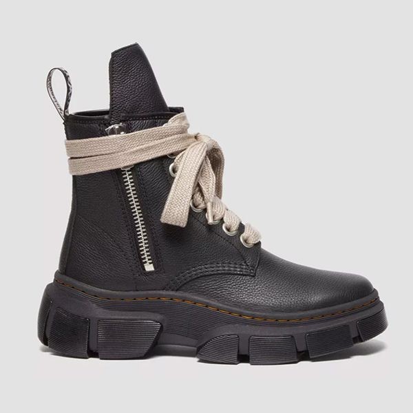 ドクターマーチン 偽物 リックオウエンス コラボ 1460 dmxl jumbo lace up★厚底