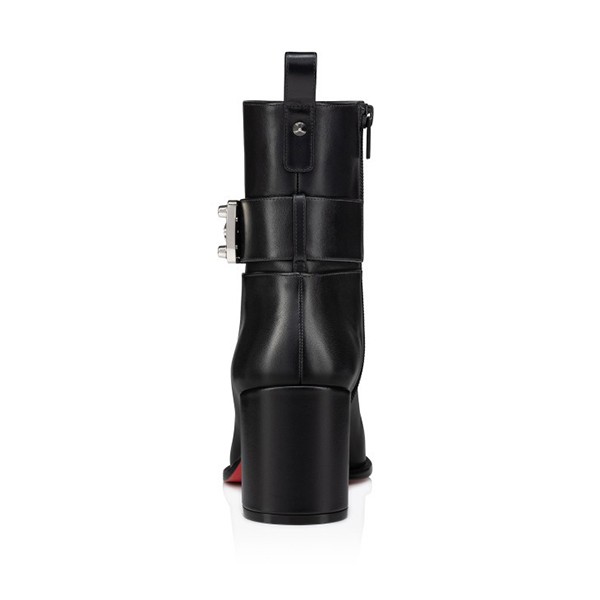 クリスチャンルブタン Booty Lock 70mmローブーツ カーフレザー コピー lbt000135
