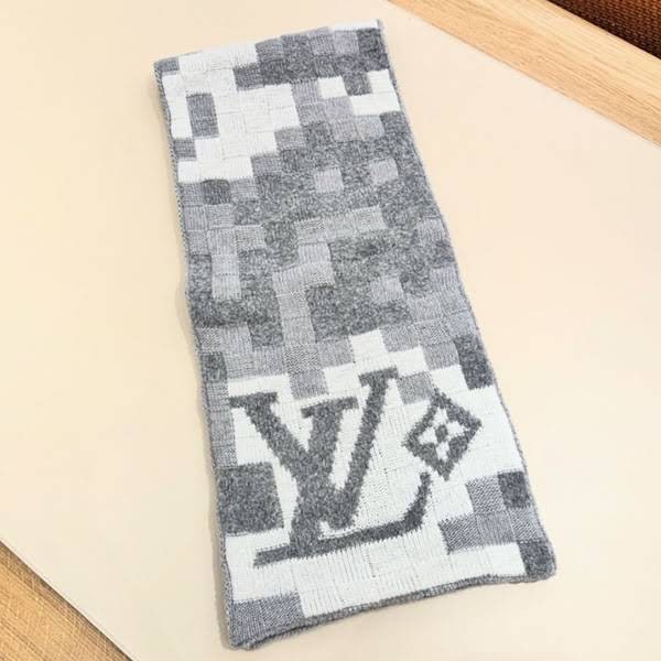ルイヴィトン 暖かいもこもこ マフラー コピー ダモフラージュ m93391