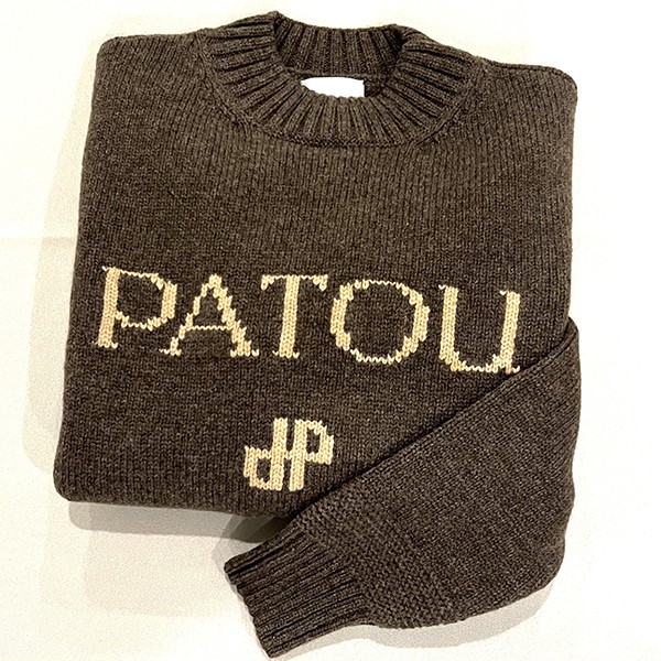 PATOU 偽物 ウール&カシミア ロゴセーター 2色 pa00001