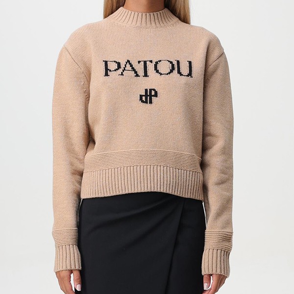 PATOU 偽物 ウール&カシミア ロゴセーター 2色 pa00001