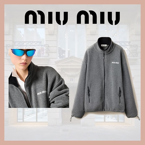 ミュウミュウ コピー フリーススウェットシャツ miu00011