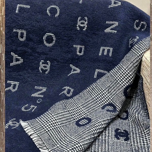 【24B◆寒い日もお洒落に♪】CHANEL CCロゴ ストール マフラー