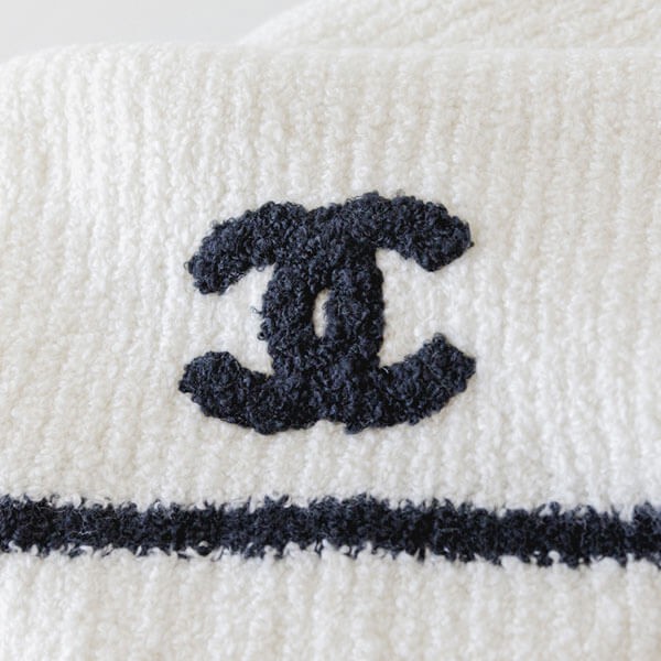 冬に大活躍♪シャネル カシミア CCロゴ マフラー Chanel CC logo muffler