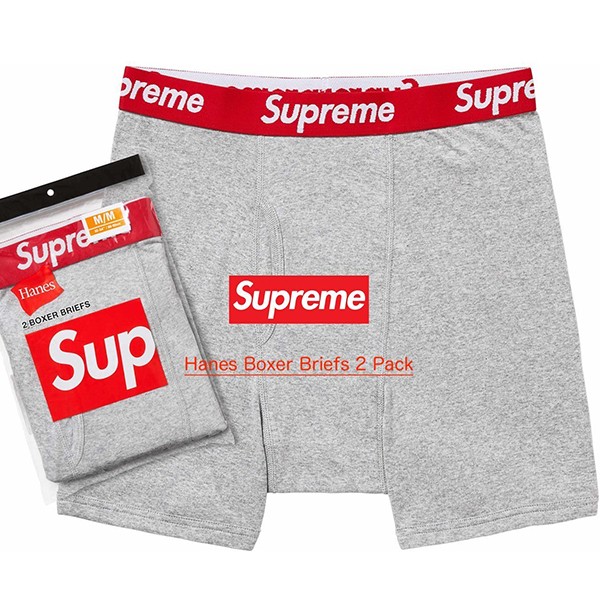 supreme ボクサー パンツ 偽物 ヘインズ ボクサーブリーフ 2パック spm223131