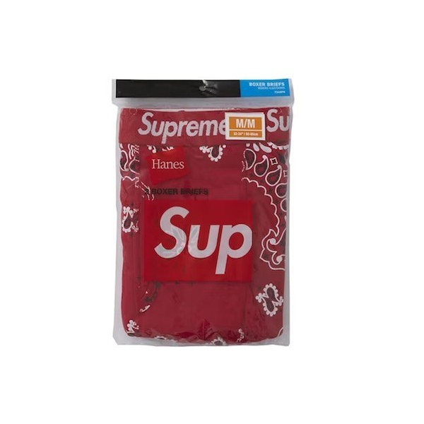 supreme ボクサー パンツ 偽物 ヘインズ バンダナ ブリーフ 3色 spm321165