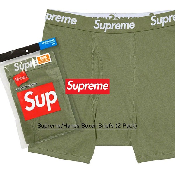 supreme ボクサー パンツ 偽物 ヘインズ バンダナ ブリーフ 2パック spm221544