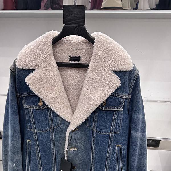 サンローラン デニムトラッカージャケット ウール ysl000154​