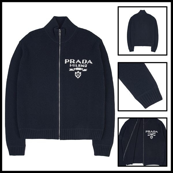 即発送★プラダ ウール カシミヤ カーディガン 偽物 pd11203