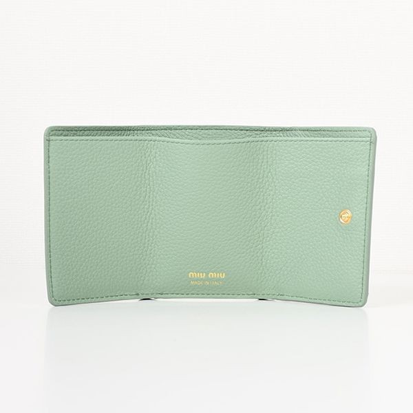 ミュウミュウ ヴィッテロダイノレザー 財布 コピー 5mh021 2dt7