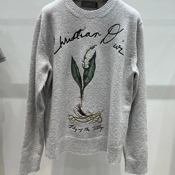 ディオール Lily of the Valley 偽物 コットンニット 493M649AT864_C889