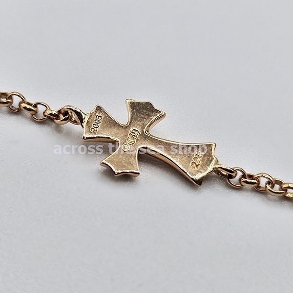 最新で絶対欲しい！クロムハーツ 22K コピー ゴールド アンクレットチェーン Baby Fat