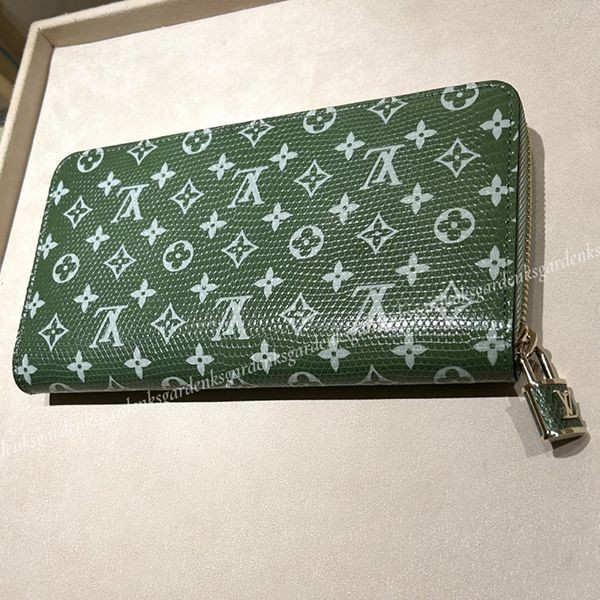ルイヴィトン lv リザード ジッピーウォレット 偽物 南京錠付き n96955