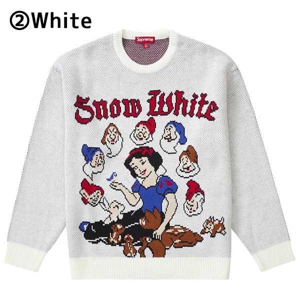送料無料シュプリーム 偽物★Snow White Sweater スノーホワイト 白雪姫 セーター 2412009