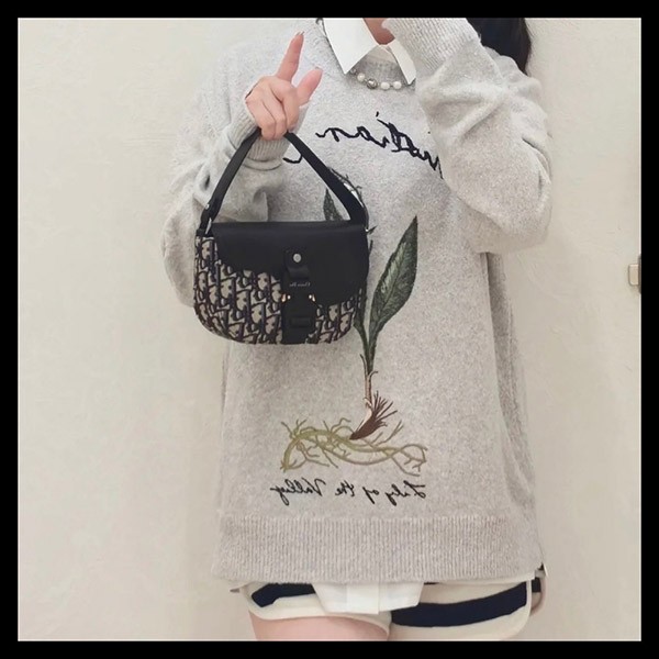 ディオール Lily of the Valley 偽物 コットンニット 493M649AT864_C889