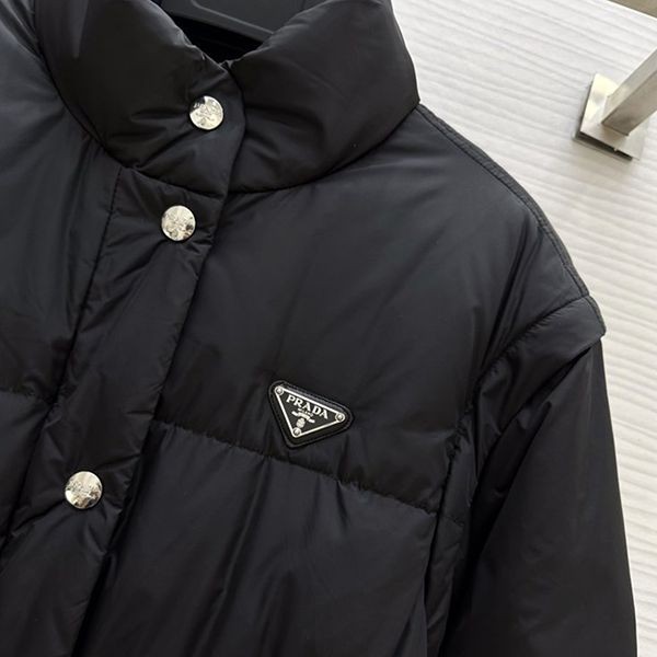 ◆プラダ◆レディース Re-Nylon ロング ダウンコート 2way★292132_1WQ9