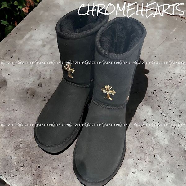 クロムハーツ ugg ムートンブーツ 偽物◆chクロス♪uggコラボ ムートンブーツ♪11201