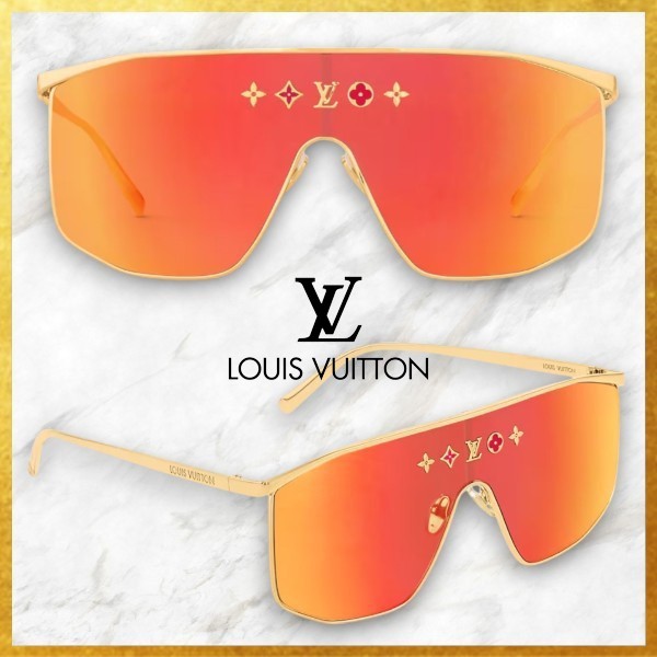 ルイヴィトン サングラス・LV ゴールデン 偽物 マスク Z2727U