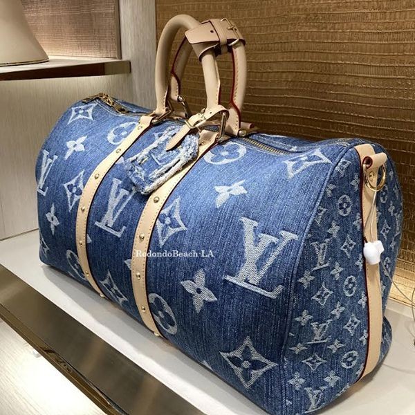 ギフト人気◆ルイヴィトン ボストンバッグ コピー M24315【デニム好きにたまらない】