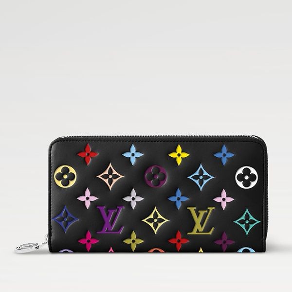 新デザインルイヴィトン LV × TM 村上隆 コピー ジッピー・ウォレット 長財布 M14096