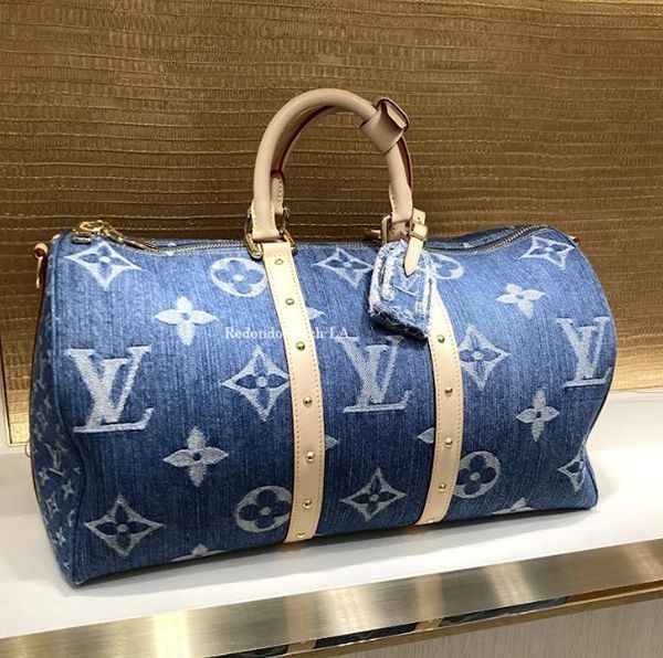ギフト人気◆ルイヴィトン ボストンバッグ コピー M24315【デニム好きにたまらない】