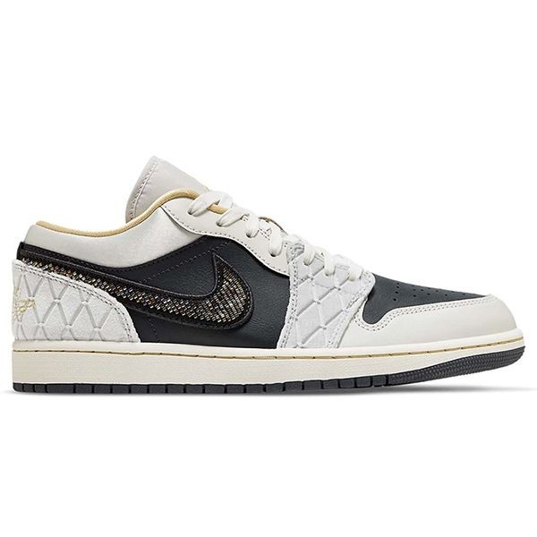 ナイキ ジョーダン1 Low Beaded Swoosh 偽物★海外限定 bs250115
