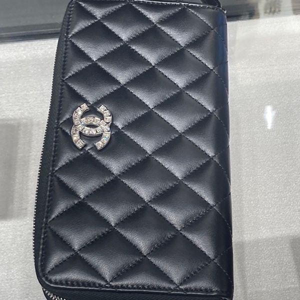 すぐ届☆シャネル ロングジップワレット 偽物 長財布 AP3985 B16265 94305