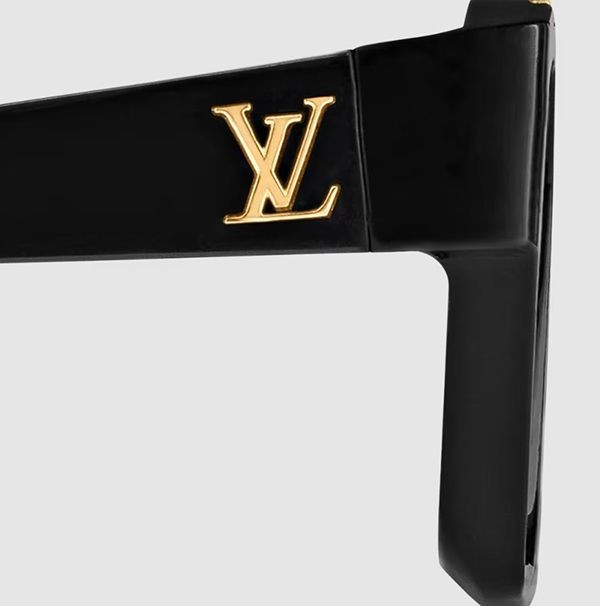 ルイヴィトン サングラス 偽物 スクエア LV ブラックZ1502E