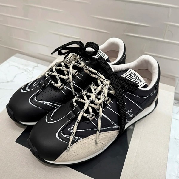 定番人気★ディオール D-Sketch スニーカー スーパーコピー 2色 KCK427MPA_S10W